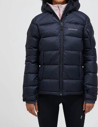 Peak Performance Frost Down Jacket In Black
