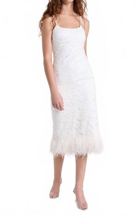 LIKELY Mari Midi Dress In White