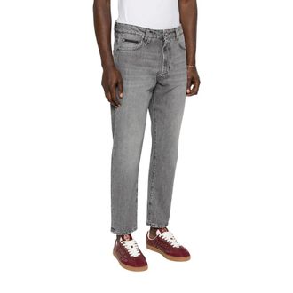 Philipp Plein Slim-fit Jeans, male, Gray, Size: W32 Slim-fit Jeans