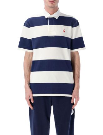 Polo Ralph Lauren Blue White Striped Polo