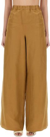 Max Mara Beige Loose Elasticated Pants