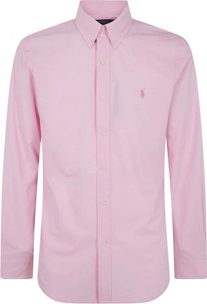 Polo Ralph Lauren Oxford Button-Down Shirt - Heren - Casual Overhemden - Roze - 2XL - Katoen - Overhemden