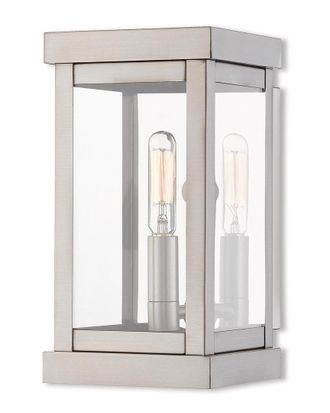 Livex Lighting Livex Hopewell 1 Light Bn Outdoor Wall Lantern