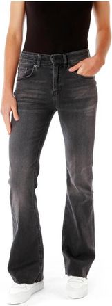 Drykorn Highwaist Bootcut Jeans - Dames - Bootcut Jeans - Grijs - W26 L34 - Katoen - Jeans