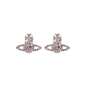 Vivienne Westwood Grace Bas Relief Stud - Dames - Oorbellen - Grijs - ONE Size - Accessoires