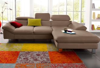 Cotta Ecksofa »Driver L-Form« mit Kopfteilverstellung, wahlweise mit Bettfunktion & Bettkasten