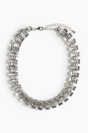 H&M Strasskette - Silber