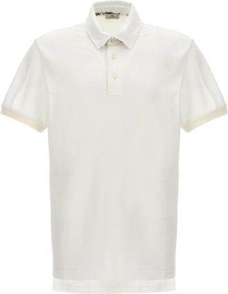 Etro Logo Polo Shirt - Heren - Polos - Wit - 2XL - Katoen - Tops