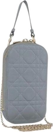 Dior Pre-owned Vintage Cross Body Bag - Dames - Vintage Schoudertas - Grijs - ONE Size - Leer - Vintage
