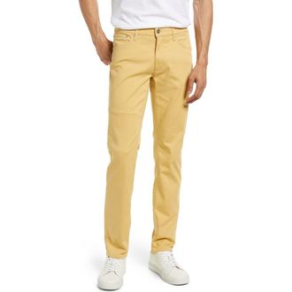 Brax Mens Chuck Slim Fit Five Pocket Pants in 64-Sunset at Nordstrom, Size 34 X 34