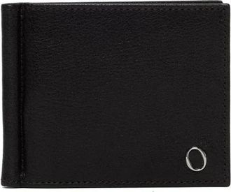 Orciani Micron Lederen Portemonnee met Geldclip - Heren - Portefeuilles - Zwart - ONE Size - Wol - Accessoires