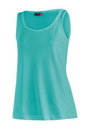 Maier Sports Funktionsshirt MAIER SPORTS Petra, Damen, Gr. 52, blau (raucht&uuml;rkis), 100% Polyester, Rundhals, Shirts Funktionsshirt, Damen Tank-Top f&uuml;r Sport und Ou