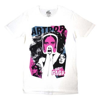 Lady Gaga Unisex Adult Artpop Collage T-Shirt (S) (White)