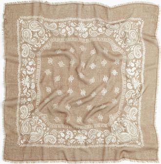 H&M Gemustertes Tuch - Green