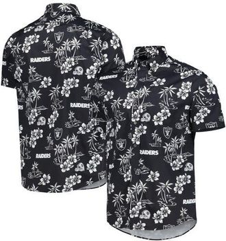 Reyn Spooner Mens Reyn Spooner Black Las Vegas Raiders Kekai Button-Up Shirt at Nordstrom, Size Medium