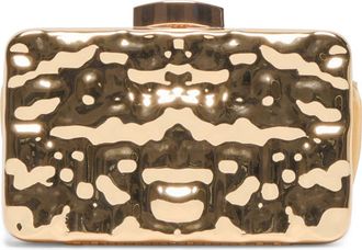 Dolce Vita Metal Frame Clutch in Gold at Nordstrom