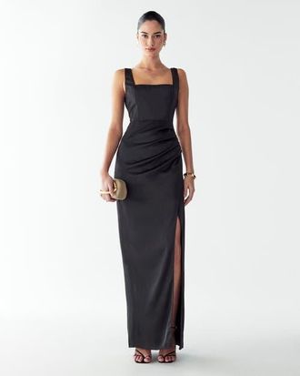 Willa Detroit Maxi Dress in Black at Nordstrom, Size 10
