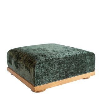PIB Reposapi&eacute;s de terciopelo verde