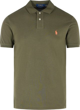 Polo Ralph Lauren Polo Shirt In Green Cotton