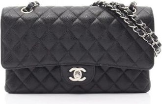 Chanel Pre-owned Vintage Schoudertas - Dames - Vintage Schoudertas - Zwart - ONE Size - Leer - Vintage
