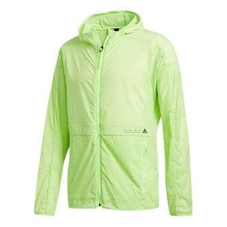 adidas Mens adidas Sports Stylish Hooded Jacket Green FT2780