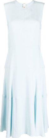 Marni Kleid jacquard midi dress - women - Viscose - 42 - Blue