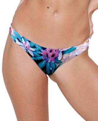 Stone Fox Swim Malibu Moderate Bikini Bottom In Sfs Wonderland