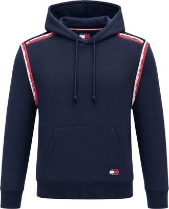 Tommy Jeans Dm 0Dm 23155 - Heren - Hoodies - Blauw - XS - Katoen - Hoodies & sweatvesten
