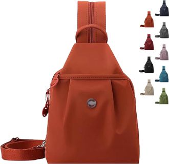 Generic 2026 Premium 3 in 1 Anti-Theft Travel Tote Bag, Waterproof 2-Way Commuter Bag, Large Capacity Convertible Shoulder Bags (Orange)