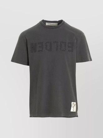 Golden Goose crew neck logo t-shirt with patch detail