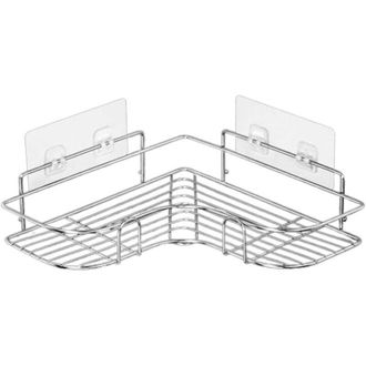 OEM Estante Esquinero Para Ducha Con Fijaci&oacute;n Adhesiva - Fabricado En Acero Inoxidable, Soporte Para Productos De Ba&ntilde;o Y Cocina, Instalaci&oacute;n Sin Taladros 