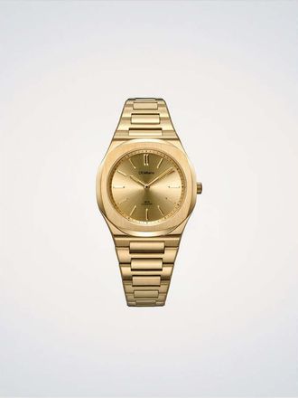 D1 Milano Core Quartz Gold Dial Ladies Watch D1-UHBL02