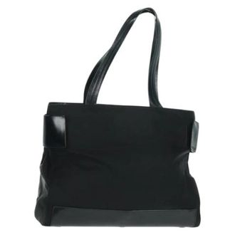 Prada Pre-owned Nylon Tote Bag - Dames - Vintage Shopper - Zwart - ONE Size - Nylon - Vintage