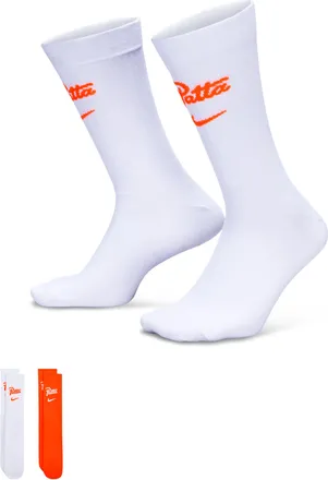 Nike Unisex Netherlands x Patta Everyday Essential Crew Socks (2 Pairs) in Multicolor | IO9462-900