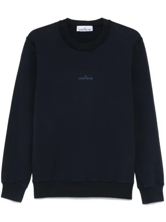 ★STONE ★ Double knit sweatshirt black MNPOKNI1682055 Stone Island Sweatshirt from $385.00 - on Stylight