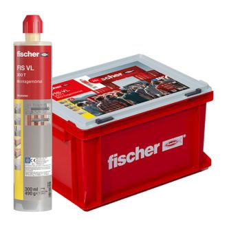 Fischer Caja Profesional De Mortero Gris 20x300ml