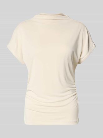 Jake*s T-Shirt aus Modal-Mix mit Raffungen in Ecru, Gr&ouml;&szlig;e XXL