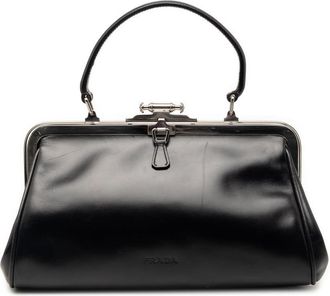 Prada Pre-owned Prada Vitello Cernier Doctors Frame Bag Ladies HPACCDMNUCY0N39J