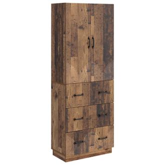 vidaXL Juego De Armarios 2 Uds. 66 X 34,5 X 87 Cm Madera De Ingenier&iacute;a Vidaxl
