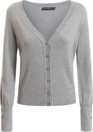 Guess Cardigans - Dames - Vesten - Grijs - M - Truien & Vesten