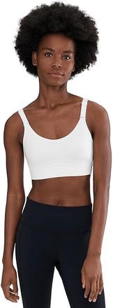 Under Armour Infinity Mid Impact Sports Bra Womens Bra White/White : MD D-DD, Mesh/Polyester