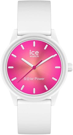 Ice Watch Ice Watch Ice Solar Power - Coral Reef Womens White 019031 Silicone - One Size