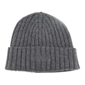 MC2 Saint Barth Geribbelde Muts - Heren - Accessoires - Grijs - Maat: ONE Size