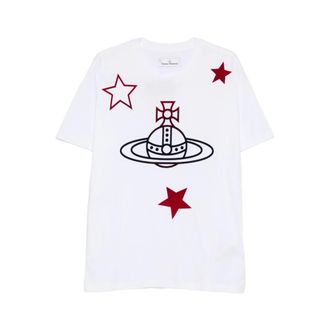 Vivienne Westwood T-Shirts, male, White, Size: L T-shirt Vivienne Westwood