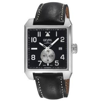 Gevril Group Herald Square Automatic Black Dial Mens Watch 44720