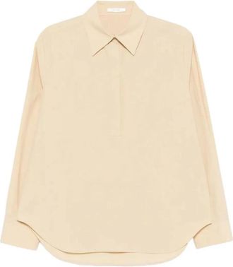 The Row Margan Shirt - Dames - Blouses - Beige - S - Katoen - Overhemden