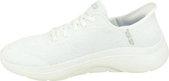 Skechers Lycra Slip-On Sneakers - Dames - Sneakers - Wit - 35 EU - Schoenen