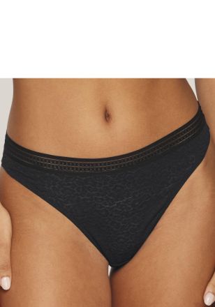 Lascana Freya aus Spitze in Leo-Optik mit modischem Bund, sexy Dessous