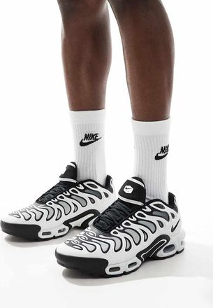 Nike Air Max Plus Drift sneakers in white and silver