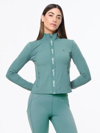 Sergio Tacchini Delfina Contour Jacket in Duck Green at Nordstrom, Size Xx-Large